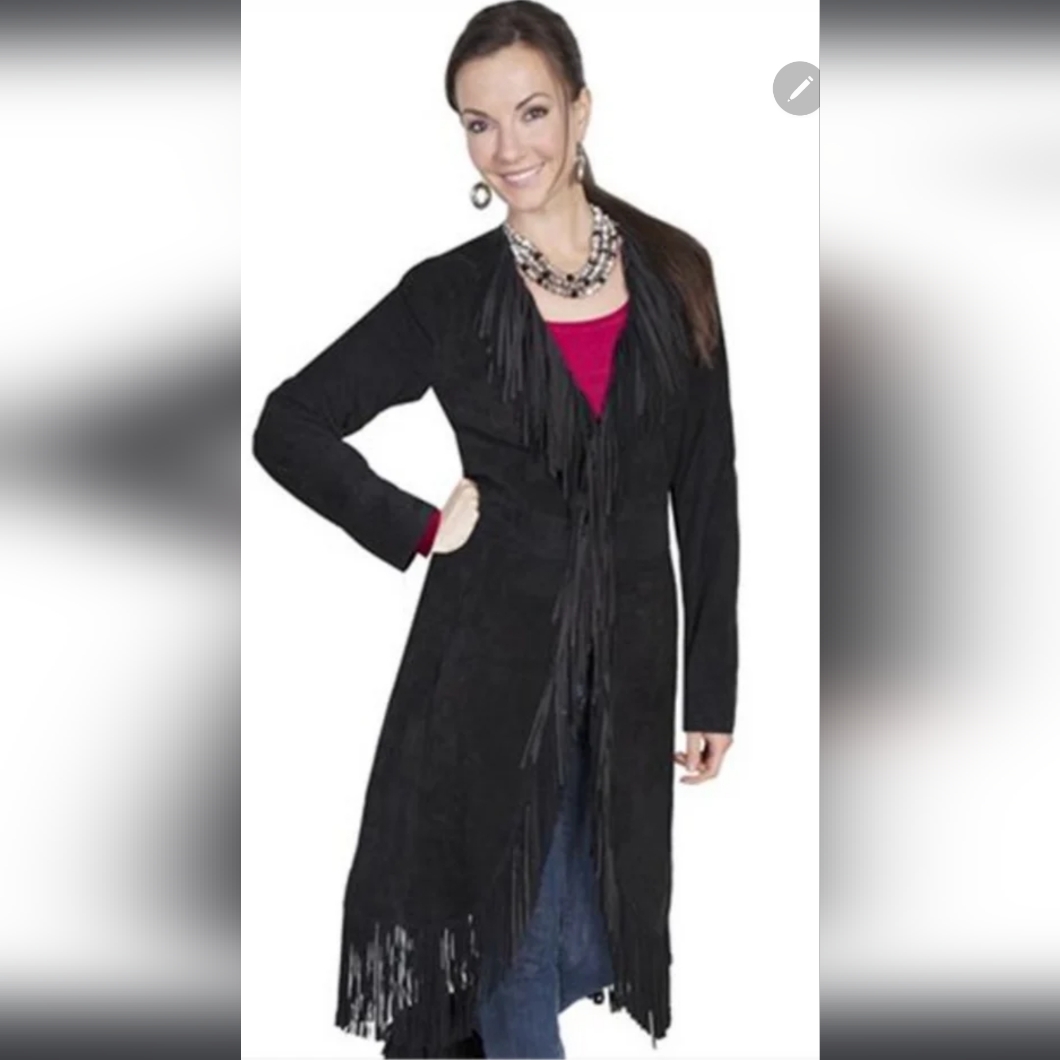 Scully Women's Fringed Suede Coat